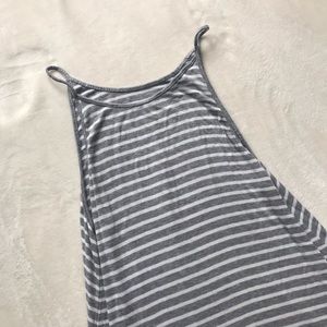 Grey and white striped AE soft and sexy tank